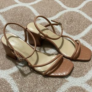 Nine West Tan Heels